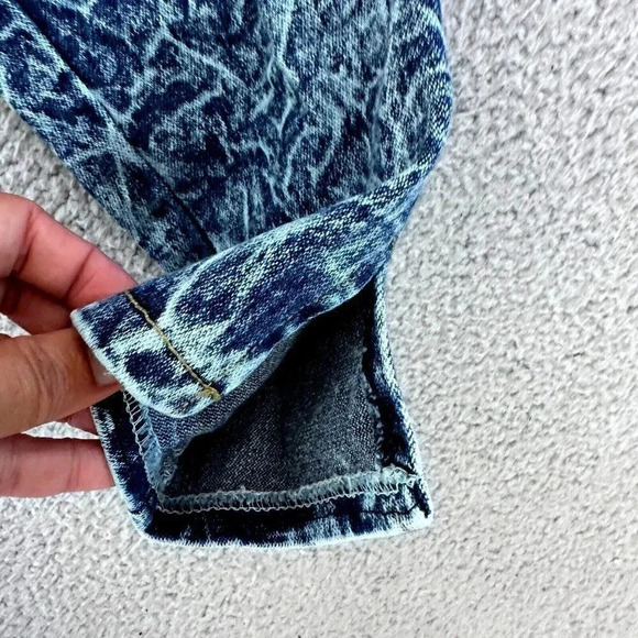 Vintage Acid‎ Wash Jeans High Waist 80s Stretch Ultra High Rise - Picture 7 of 16
